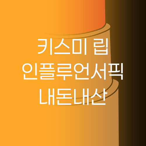 인플루언서 추천템 키스미 아이 베일 