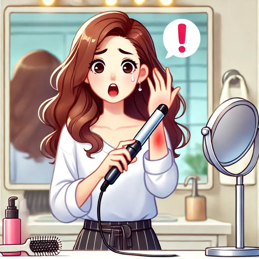 고데기 화상 입었을 때