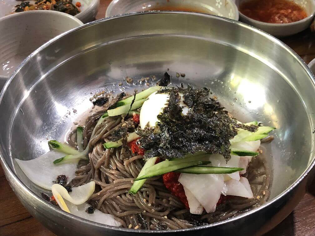 명문막국수-메밀-비빔막국수