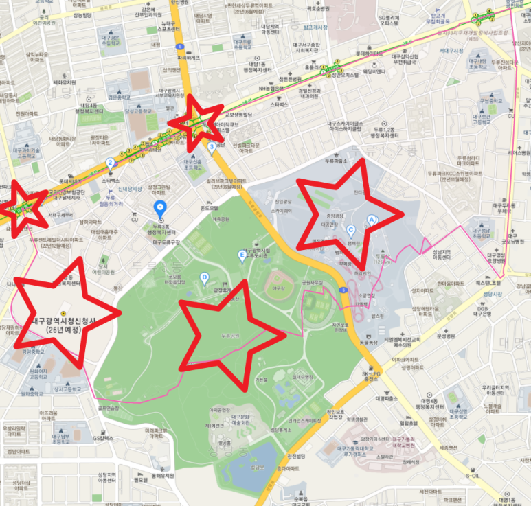 두류동 임장기(두류센트레빌더시티,두류동부센트레빌1차 지주택,대구광역시청,감삼동공공재개발,두류공원,이월드,대구문화예술회관,빌리브스카이) [임장] 대구광역시 달서구 9