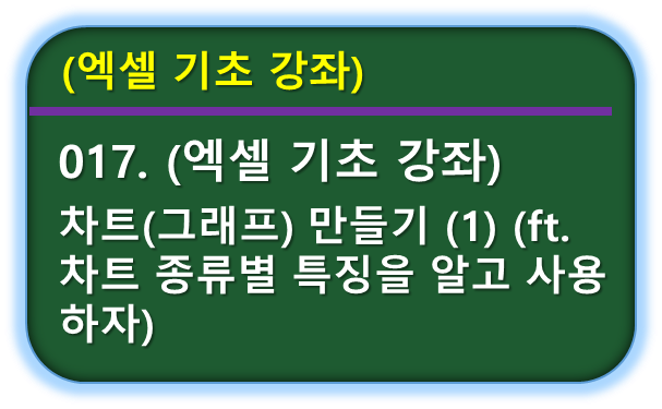 차트만들기, 종류별 특징