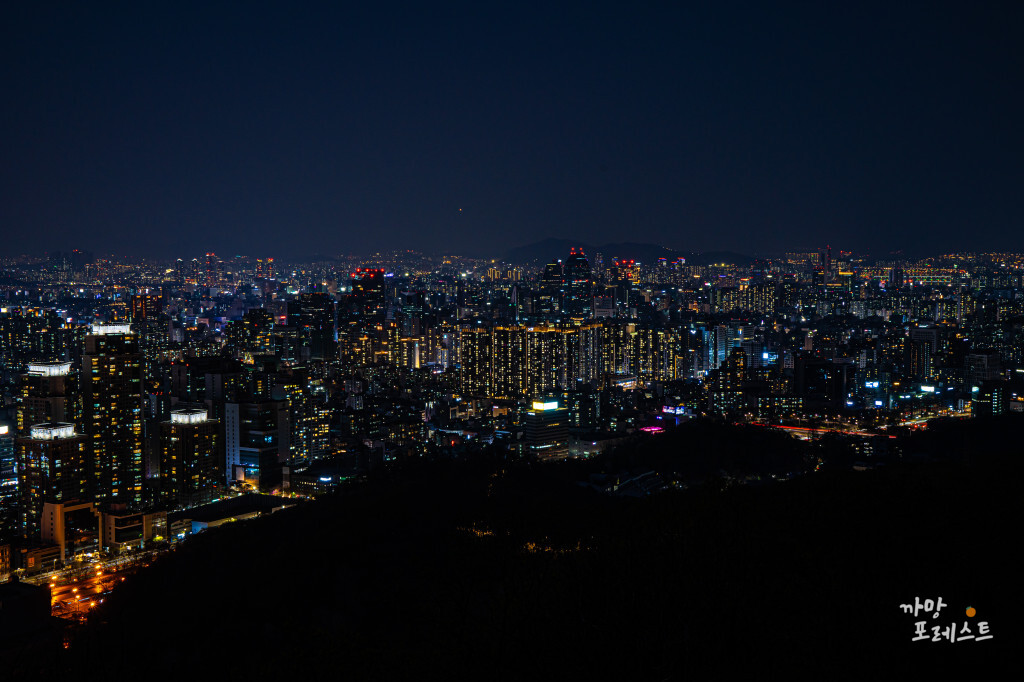 우면산 야경