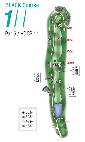 블랙 코스 1 Hole