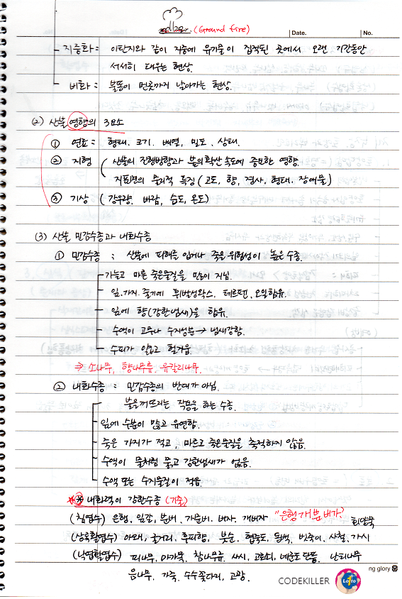  [비생물적피해론] 불에 의한 피해