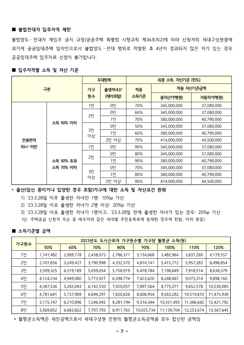 파주운정3-A24BL-국민임대주택-신청자격3