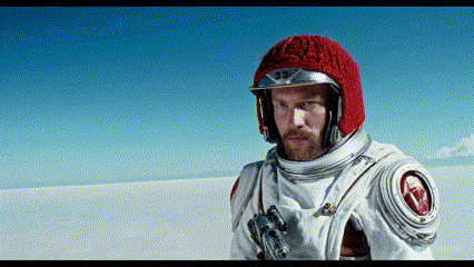 소라로 제작한 영화 예고편. 프롬프트 : 빨간색 모직 니트 오토바이 헬멧을 쓴 30세 우주인의 모험을 담은 영화 예고편&#44; 푸른 하늘&#44; 소금 사막&#44; 영화 스타일&#44; 35mm 필름으로 촬영&#44; 생생한 색상./오픈AI