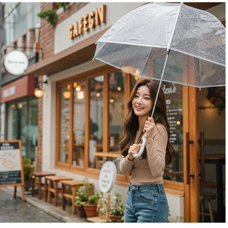 투명우산