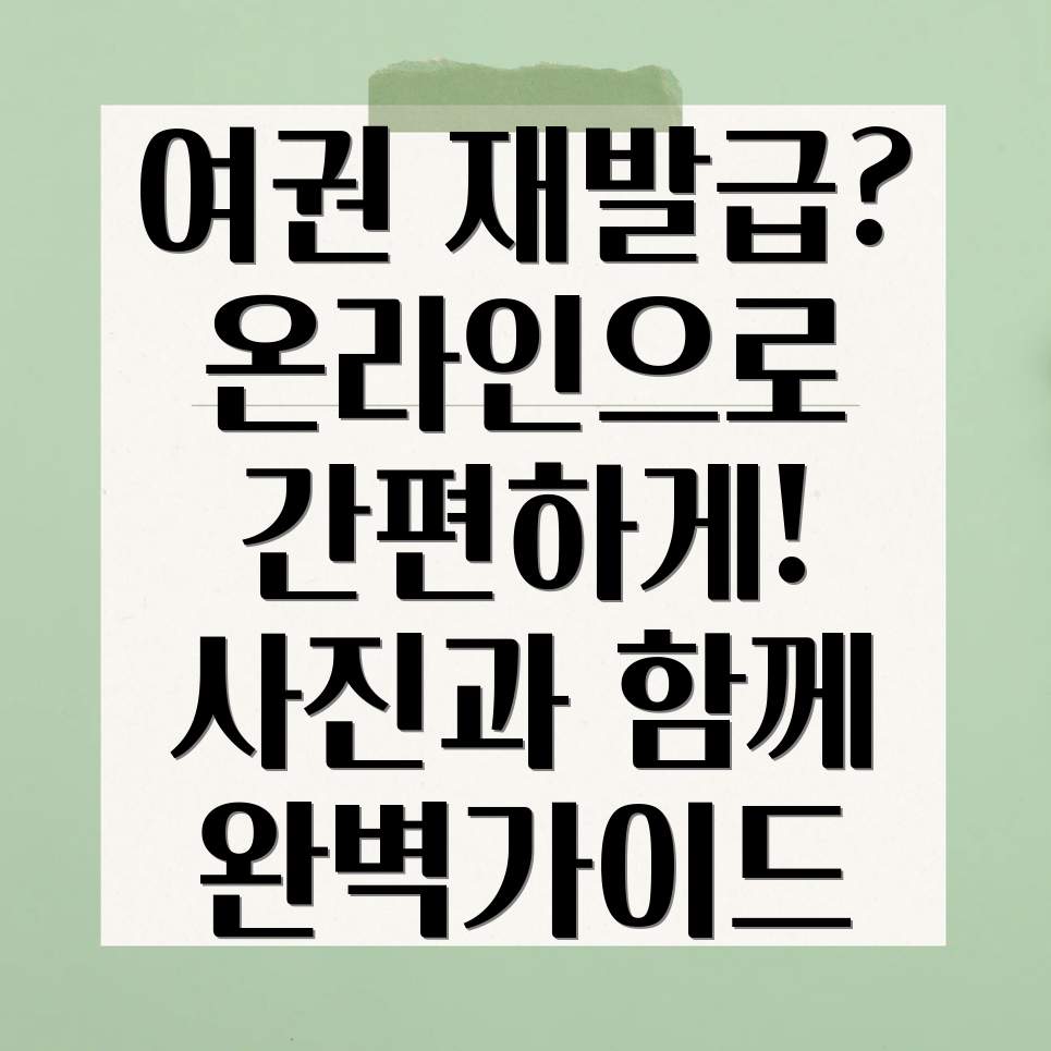 여권 재발급