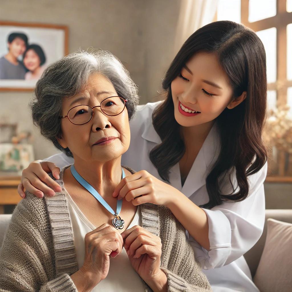 치매 모친 탤런트