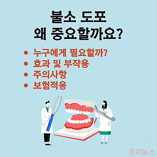 불소 도포 후 주의사항, 보험적용 가격은?