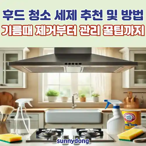 후드 청소 필요성과 세제 추천 및 방법 썸네일
