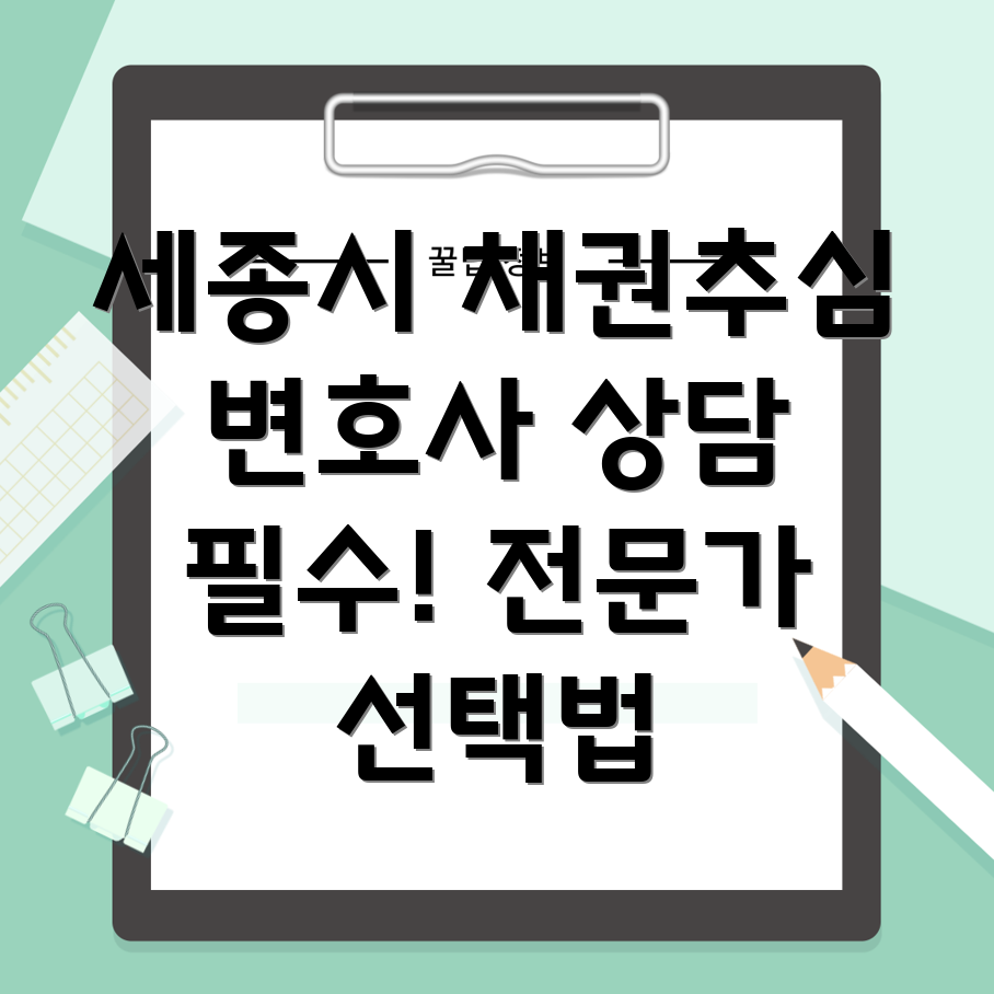 세종시 채권추심