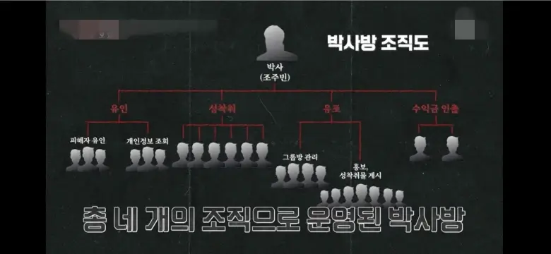 박사방 조직도