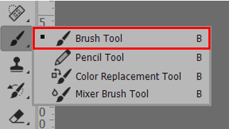 Brush Tool 선택하기