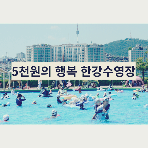 5천원의 행복 한강수영장