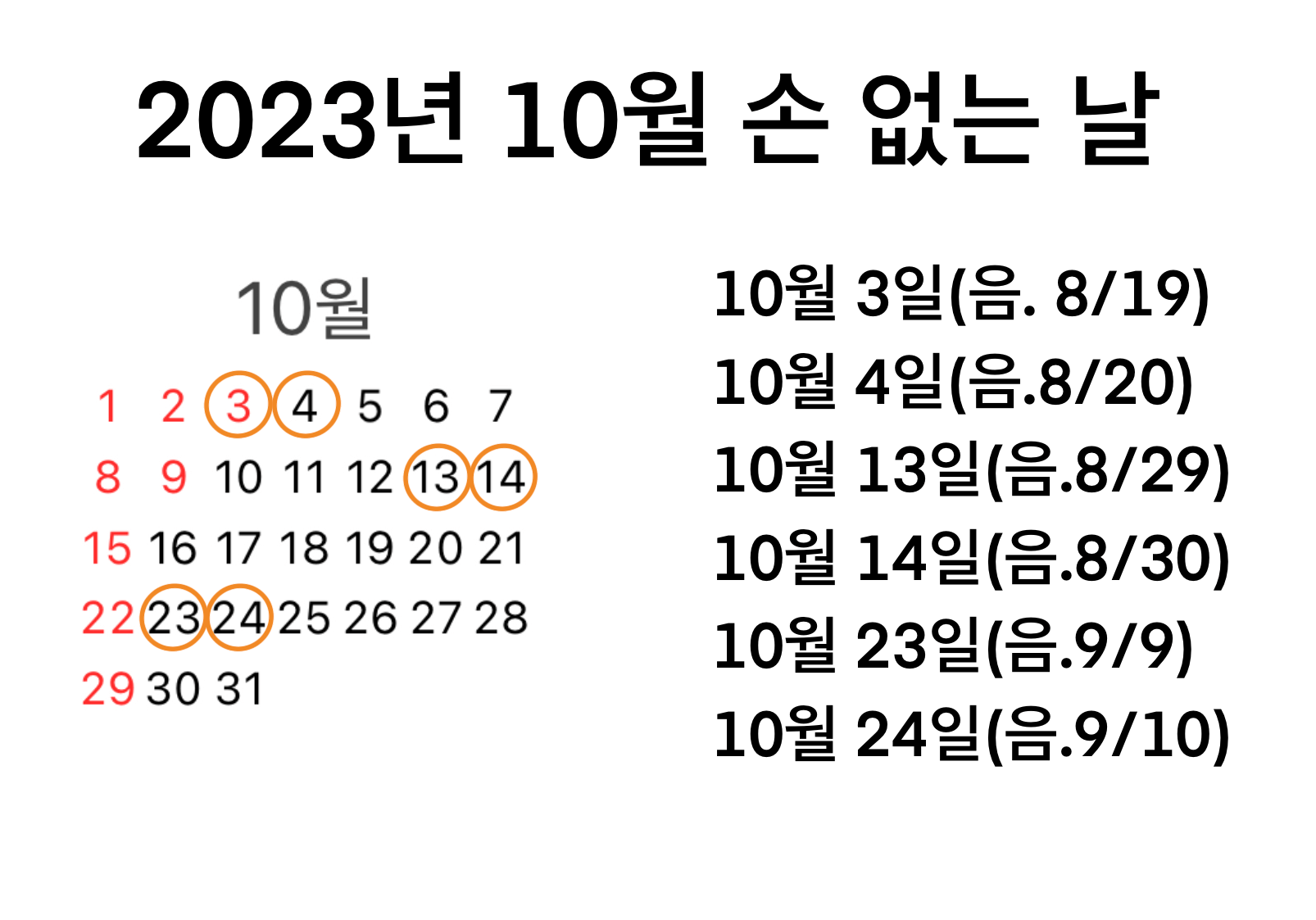 2023년10월손없는날