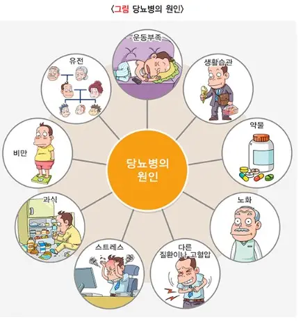 당뇨병 원인사진