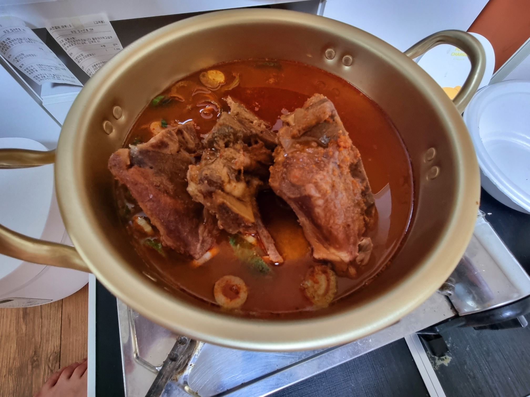  아산맛집) 부드러운 왕뼈가 들어가있는 방가삼대 얼큰한 뼈해장국맛집