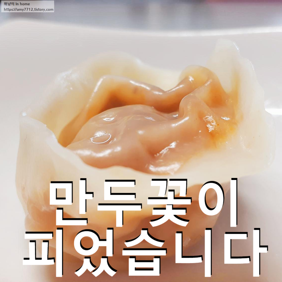  김치 만두 쉽게 만들수 있어요 _ 초간단, 맛보장!