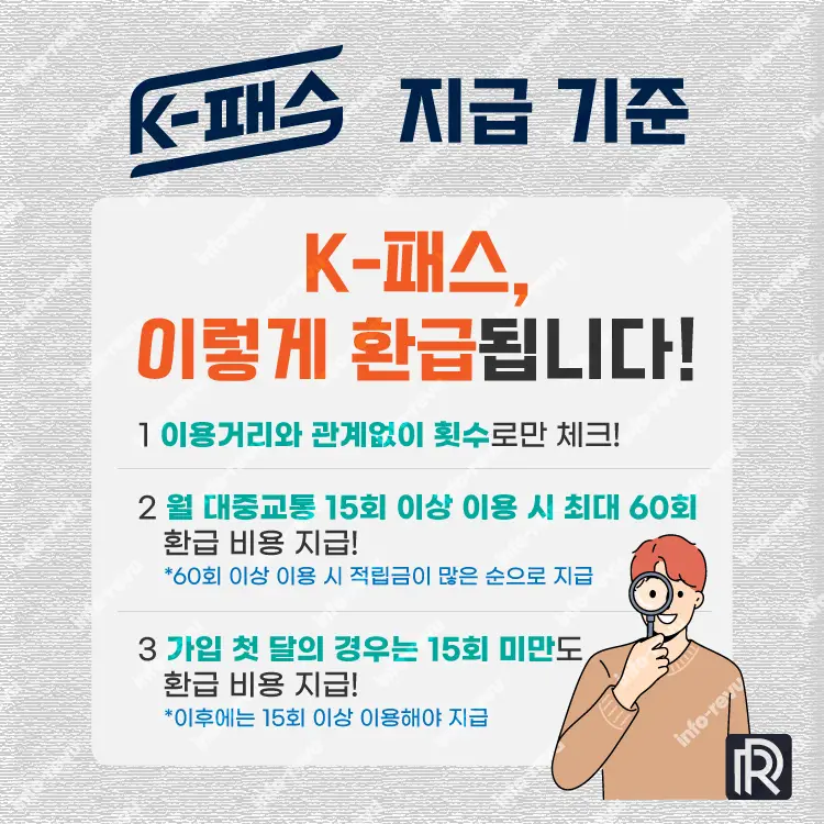 K패스 지급 기준