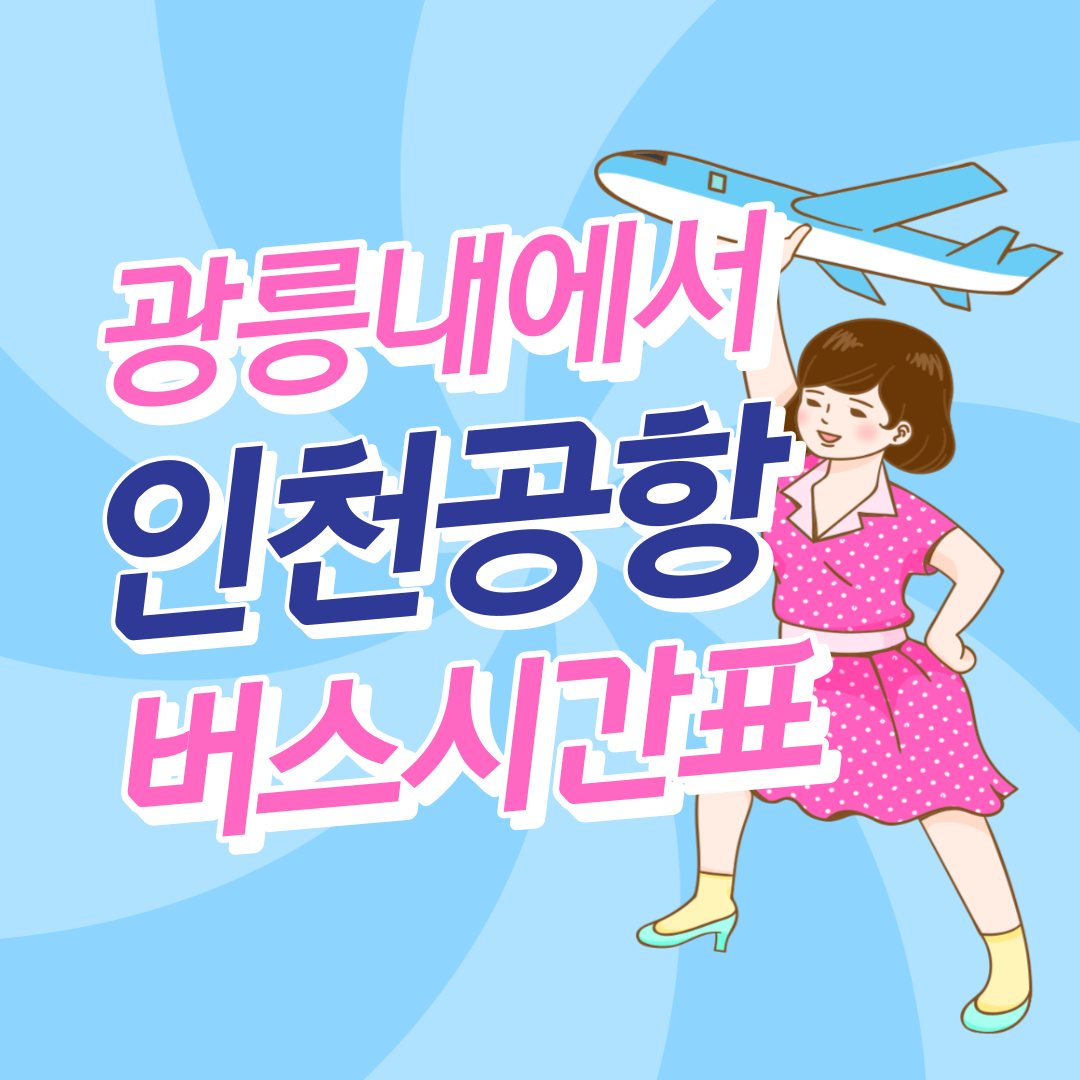 광릉내에서 인천공항 리무진 공항버스 썸네일