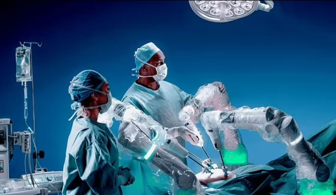 영국 첫 암 로봇 수술 성공 VIDEO: Versius robot aims for &#39;minimal access&#39; in life-saving surgery