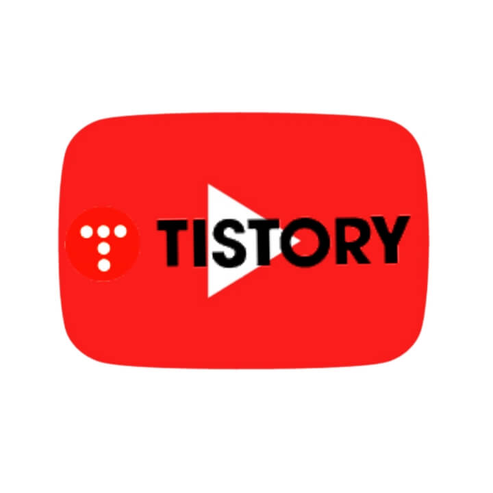 티스토리 유튜브 로고 합성