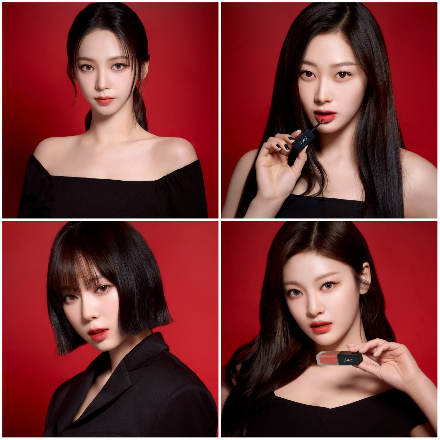  에스파 인스타그램 입생로랑뷰티 사진들 모음