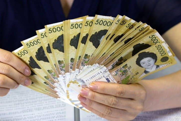 Money, Currency, won, 50000won