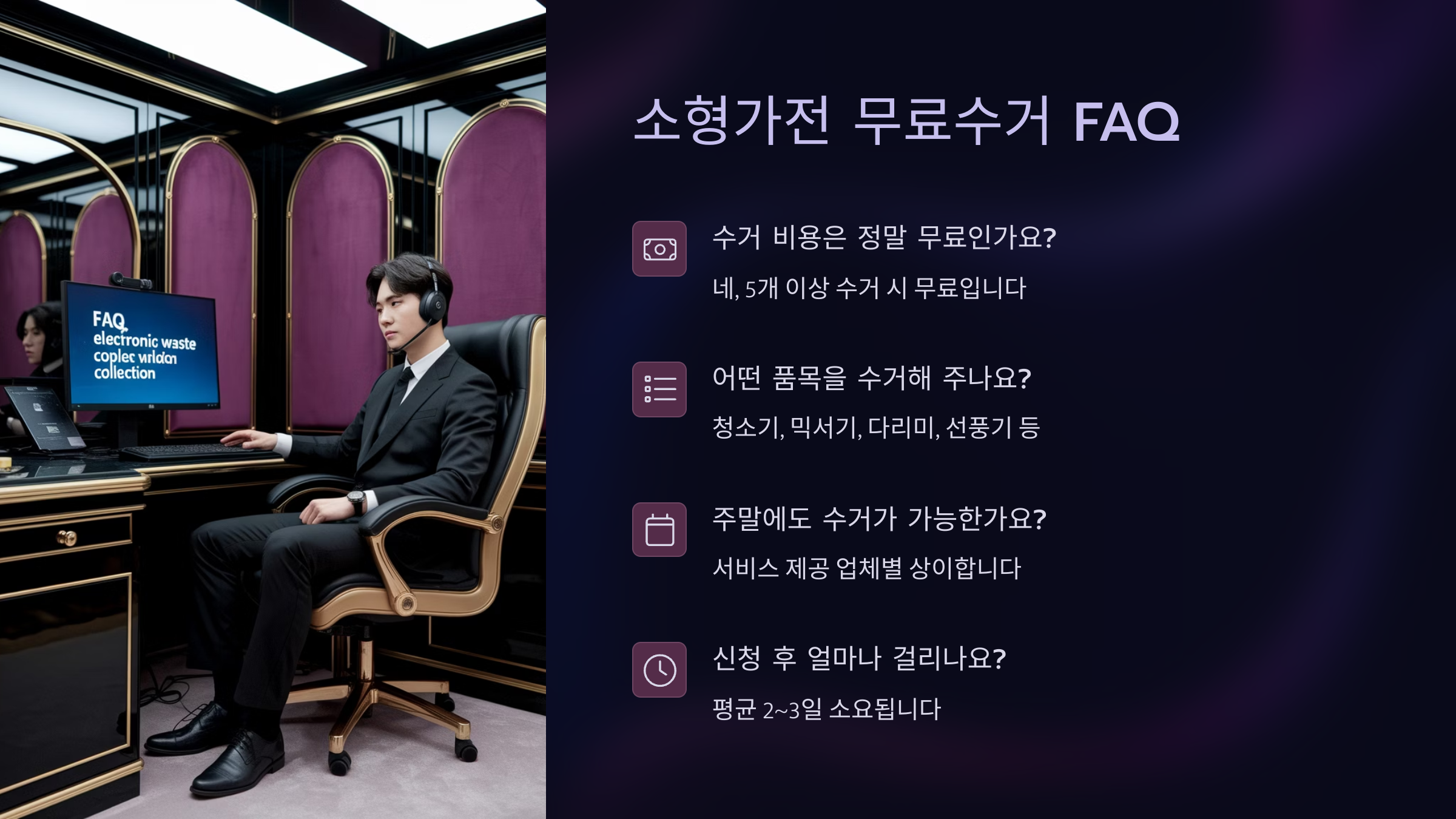 소형가전 무료수거 (FAQ)