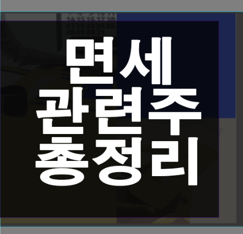  면세점 관련주 완벽정리