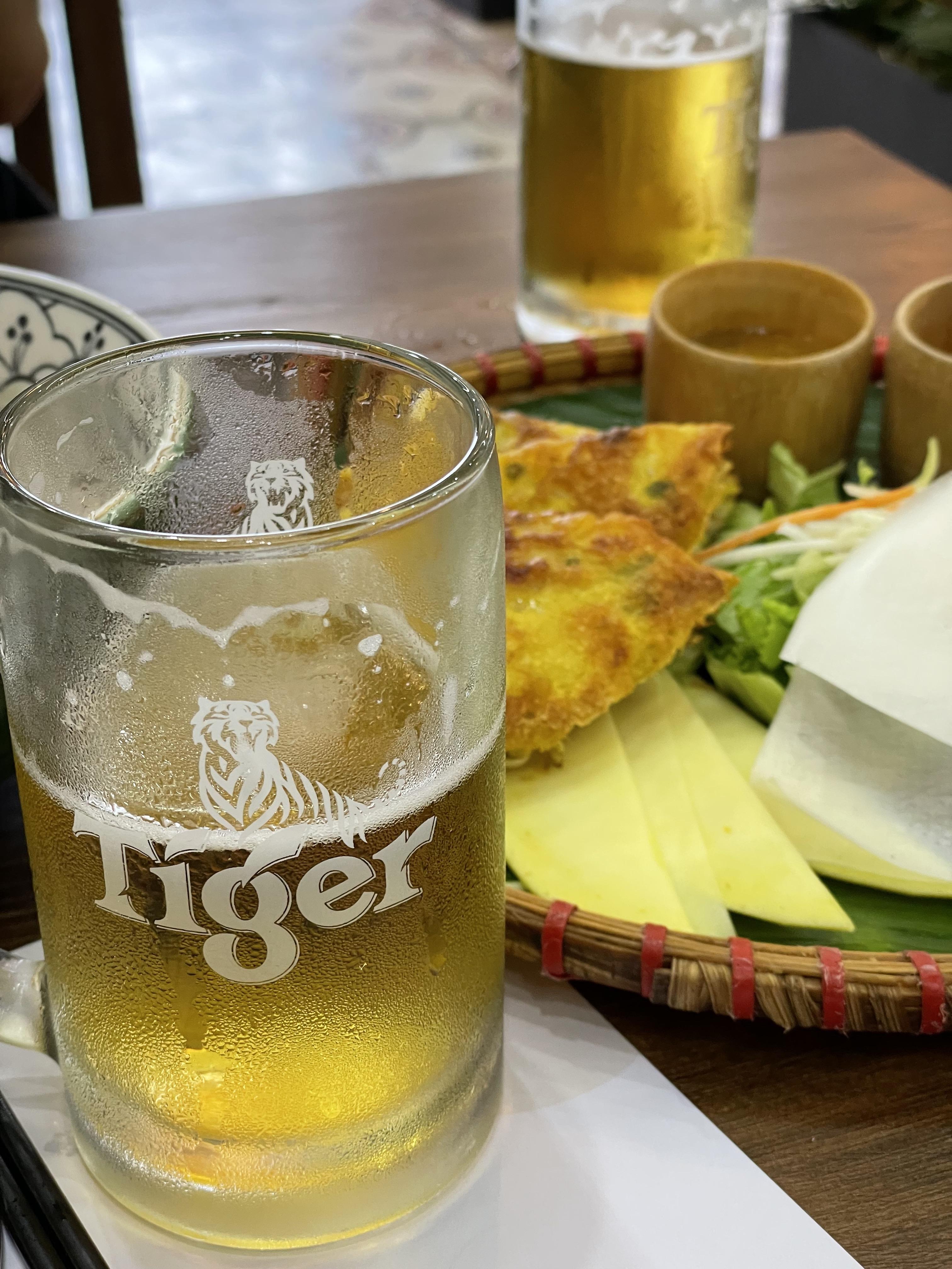 시원한 타이거 맥주