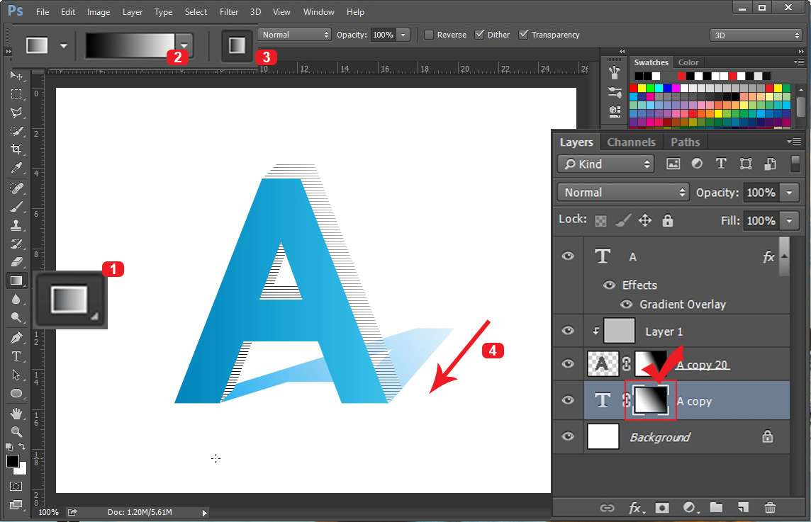 포토샵 그라데이션