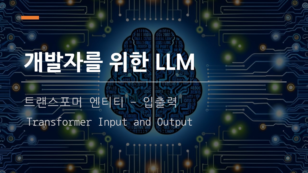  [개발자를 위한 LLM] 트랜스포머 입력과 출력 (Transformer Input and Output)