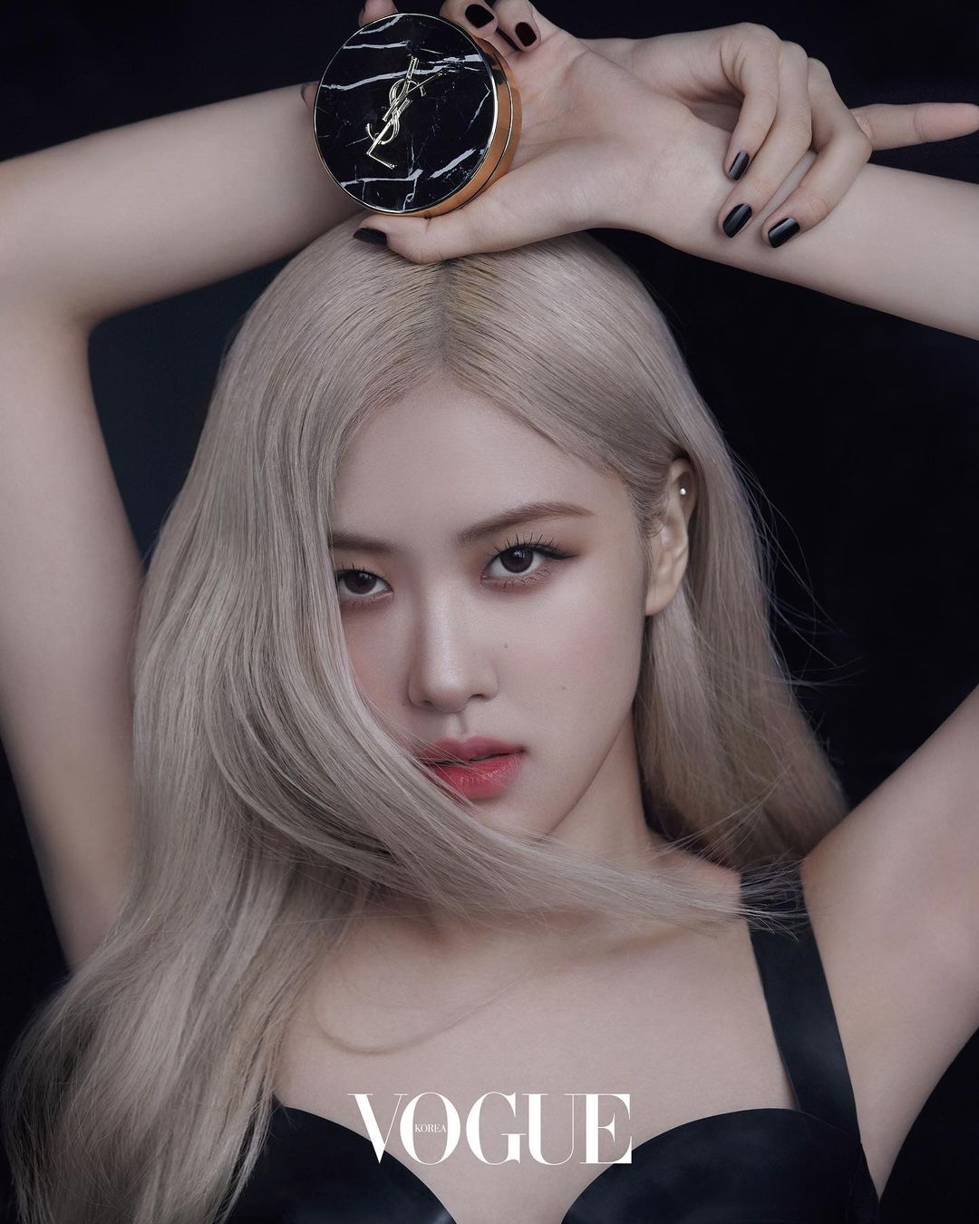  블랙핑크 로제 입생로랑 화보 사진 gif