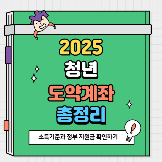 2025 청년도약계좌 가입대상 소득기준과 정부 지원금 확인하기