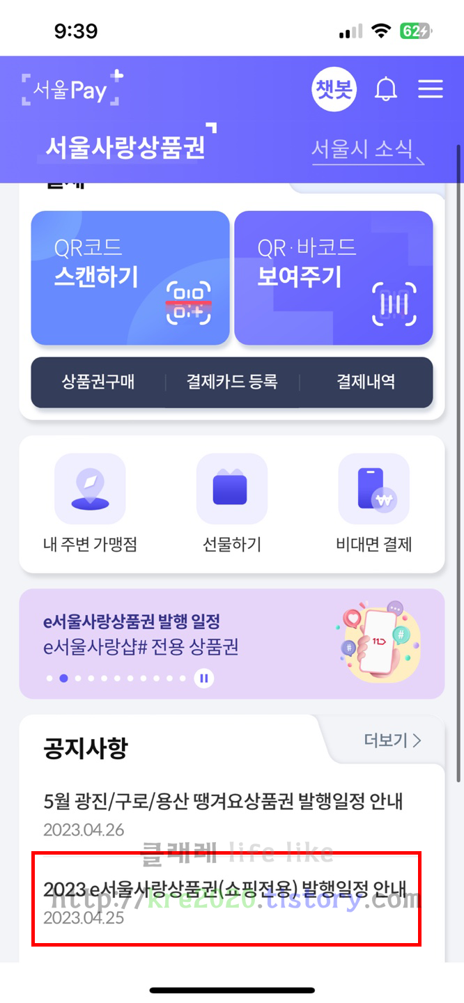 2023년 e서울사랑상품권(쇼핑전용) 발행일정안내 (ft. 서울pay+)