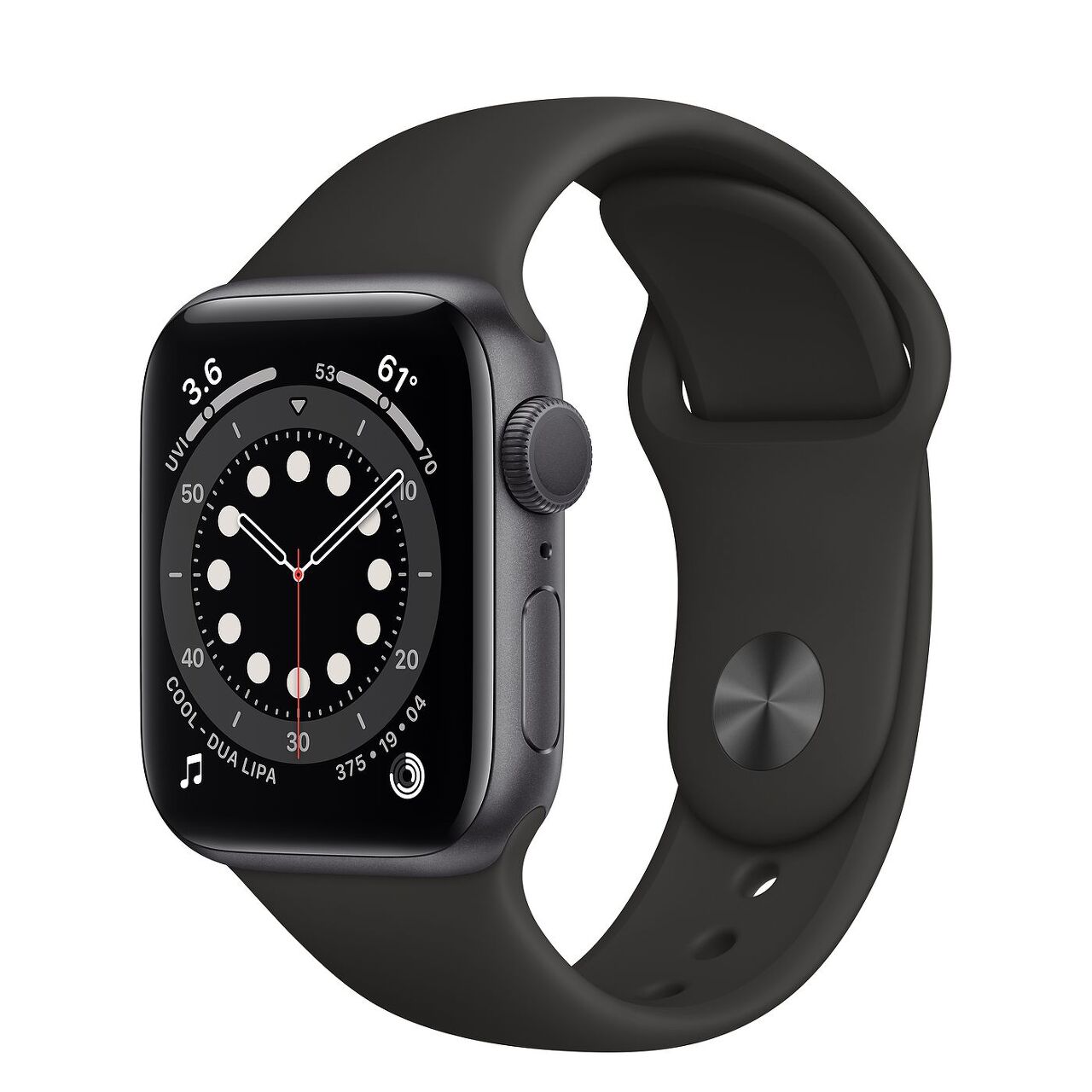  Apple 2020년 애플워치 6 GPS 40mm 레귤러, 스페이스 그레이 알루미늄(케이스), 블랙(스포츠 밴드) 가격 추천