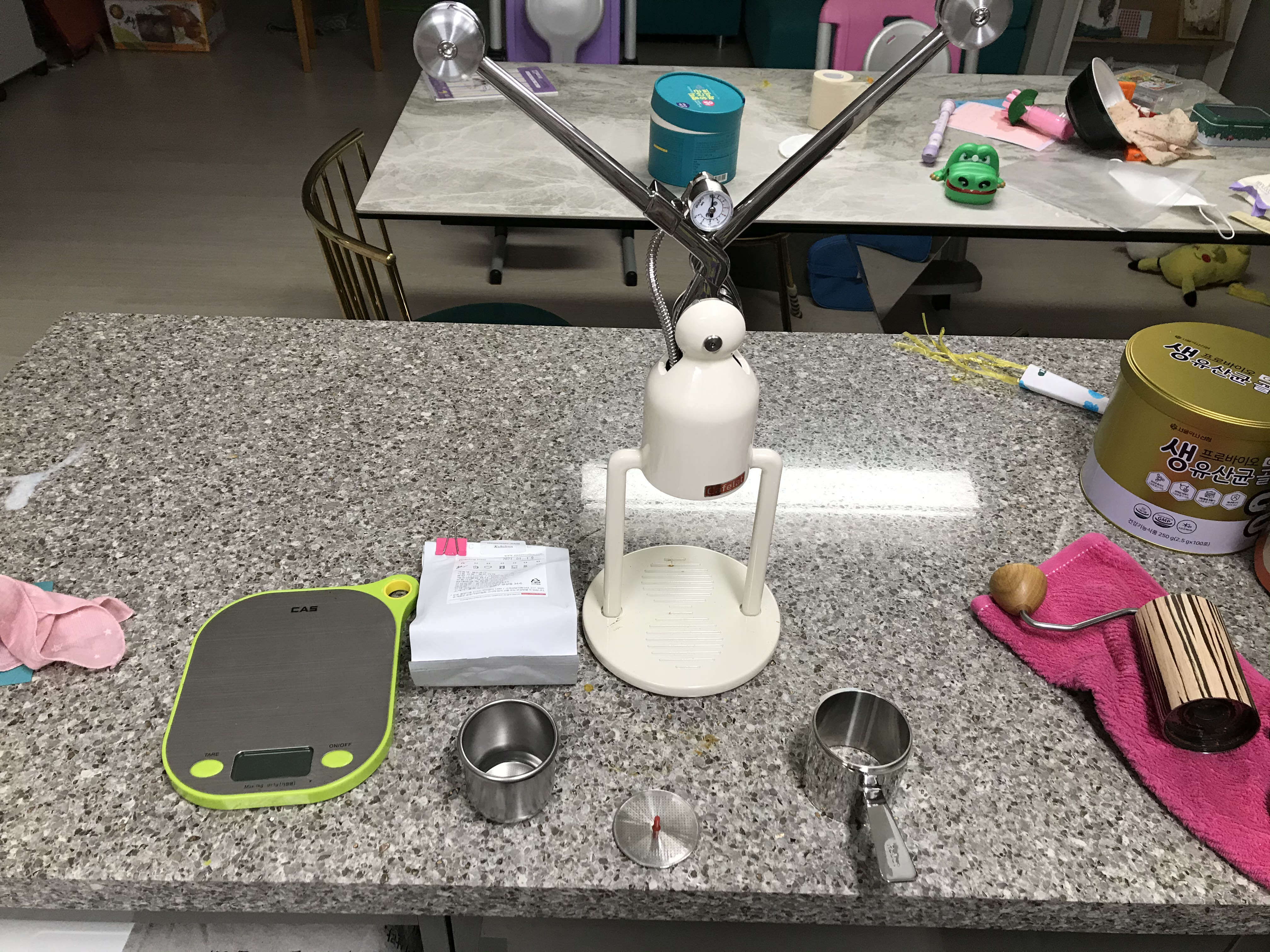  수동 에스프레소 머신 카페랏 로봇(cafelat robot) 사용기