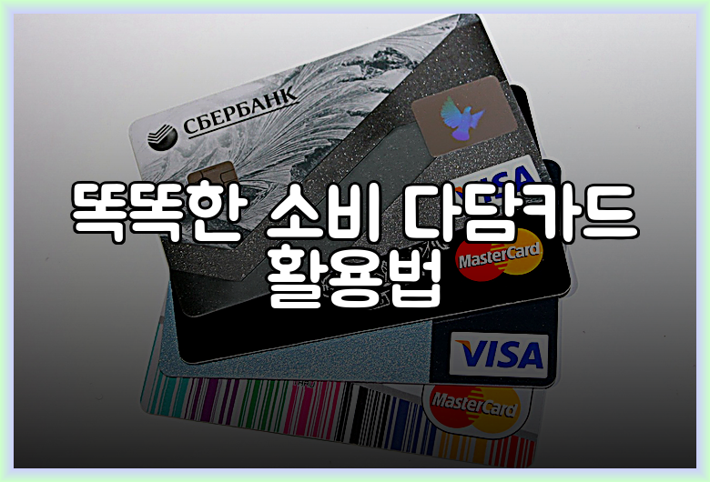 똑똑한 소비 다담카드 활용법