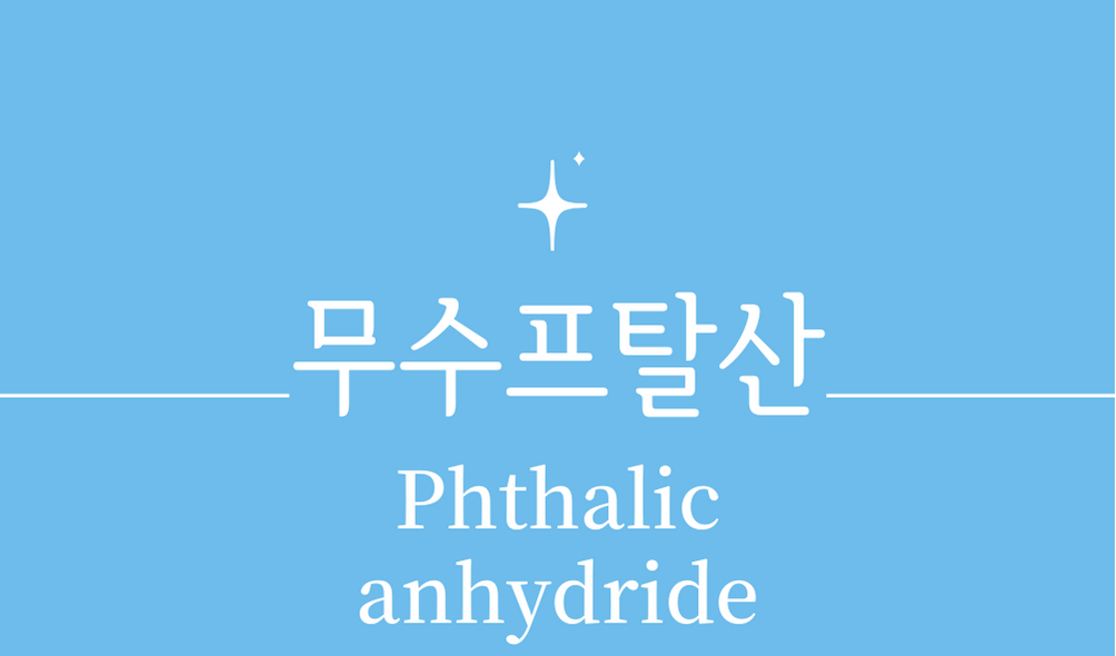 &#39;무수프탈산(Phthalic anhydride)&#39;