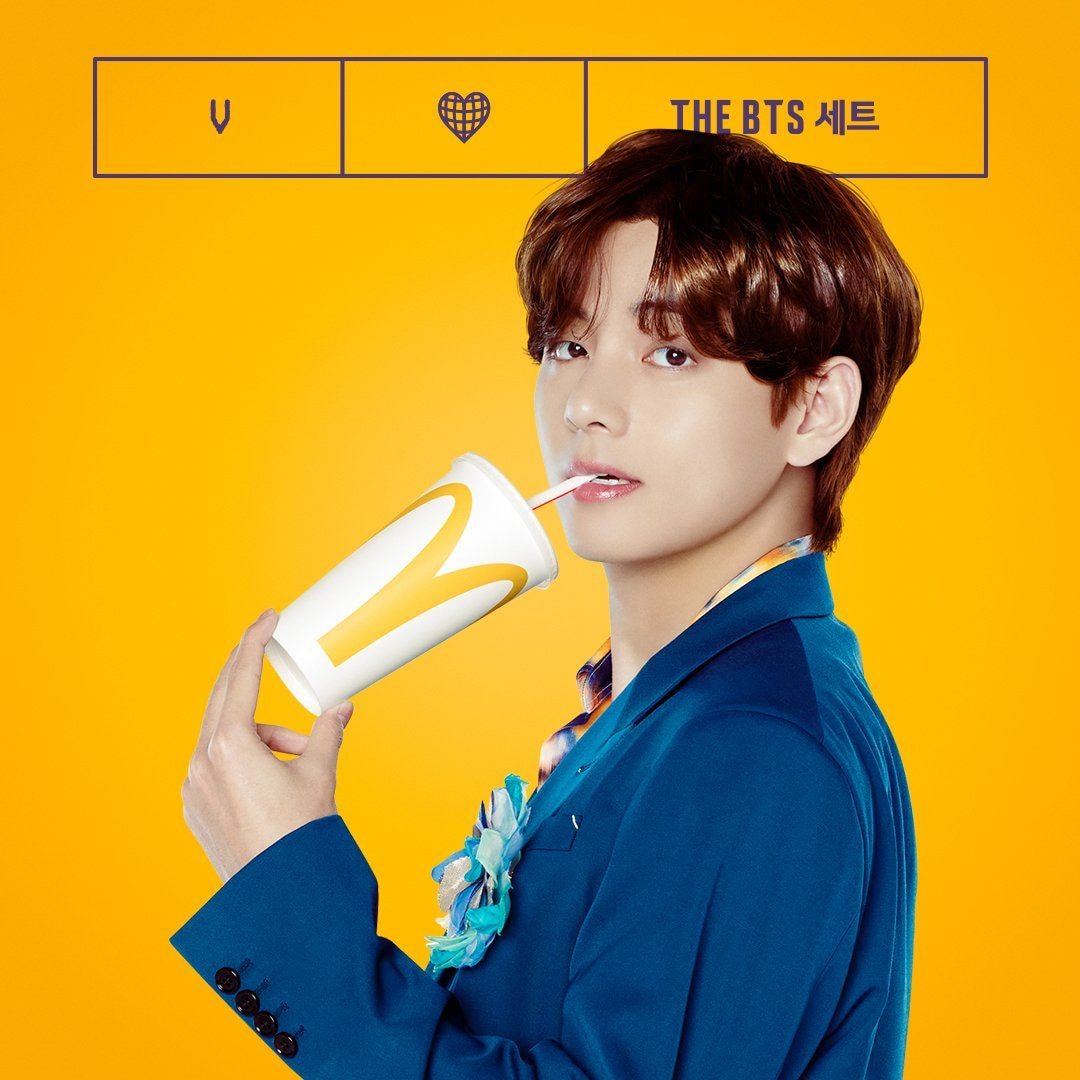  맥도날드 BTSxMcD 뷔 V는 VvV~~~Fresh!