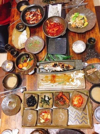 맥적구이 한상 