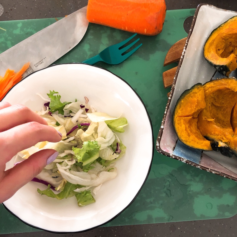 제주도 미니밤카보차로 : 큐브호박샐러드만들기(찜호박) 8