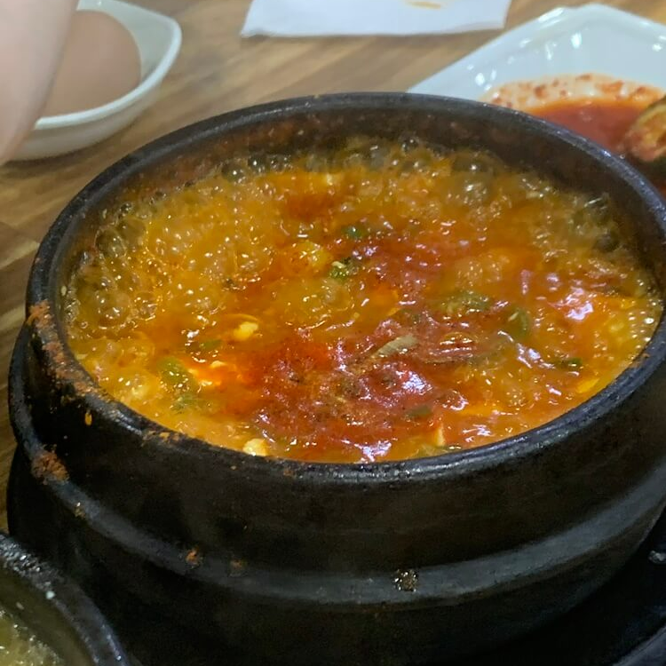 매운맛 순두부찌개