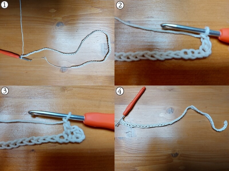 니트 커튼 - 헴스티치