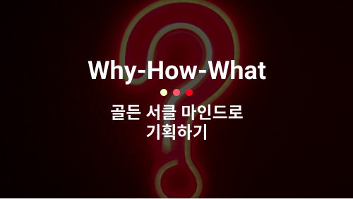  WHW(Why? How? What?) 골든 서클 이론