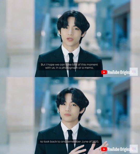  방탄소년단 뷔 '재능 없던 나, 이 자리 오게한 건 춤x노래 향한 진심'