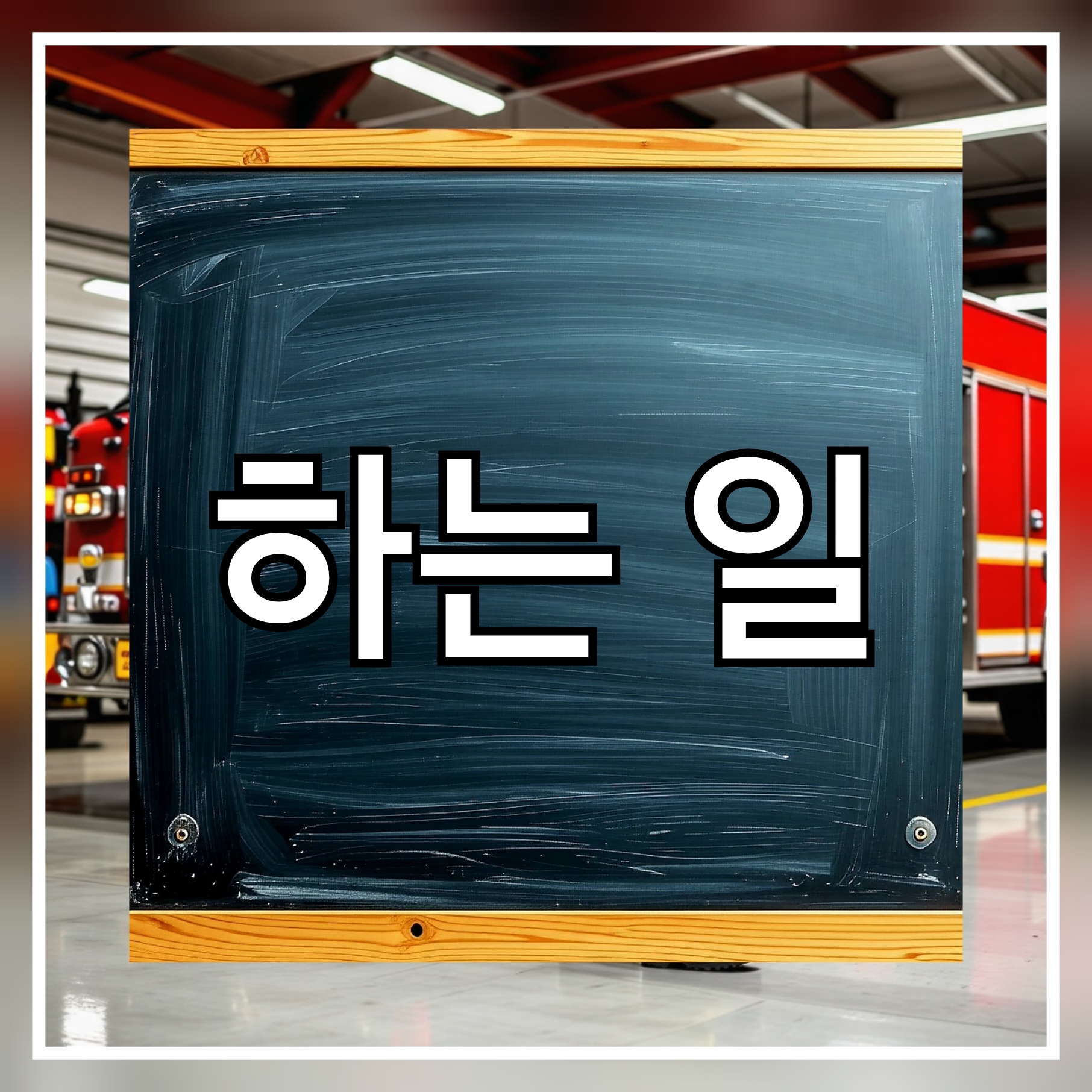소방관하는일