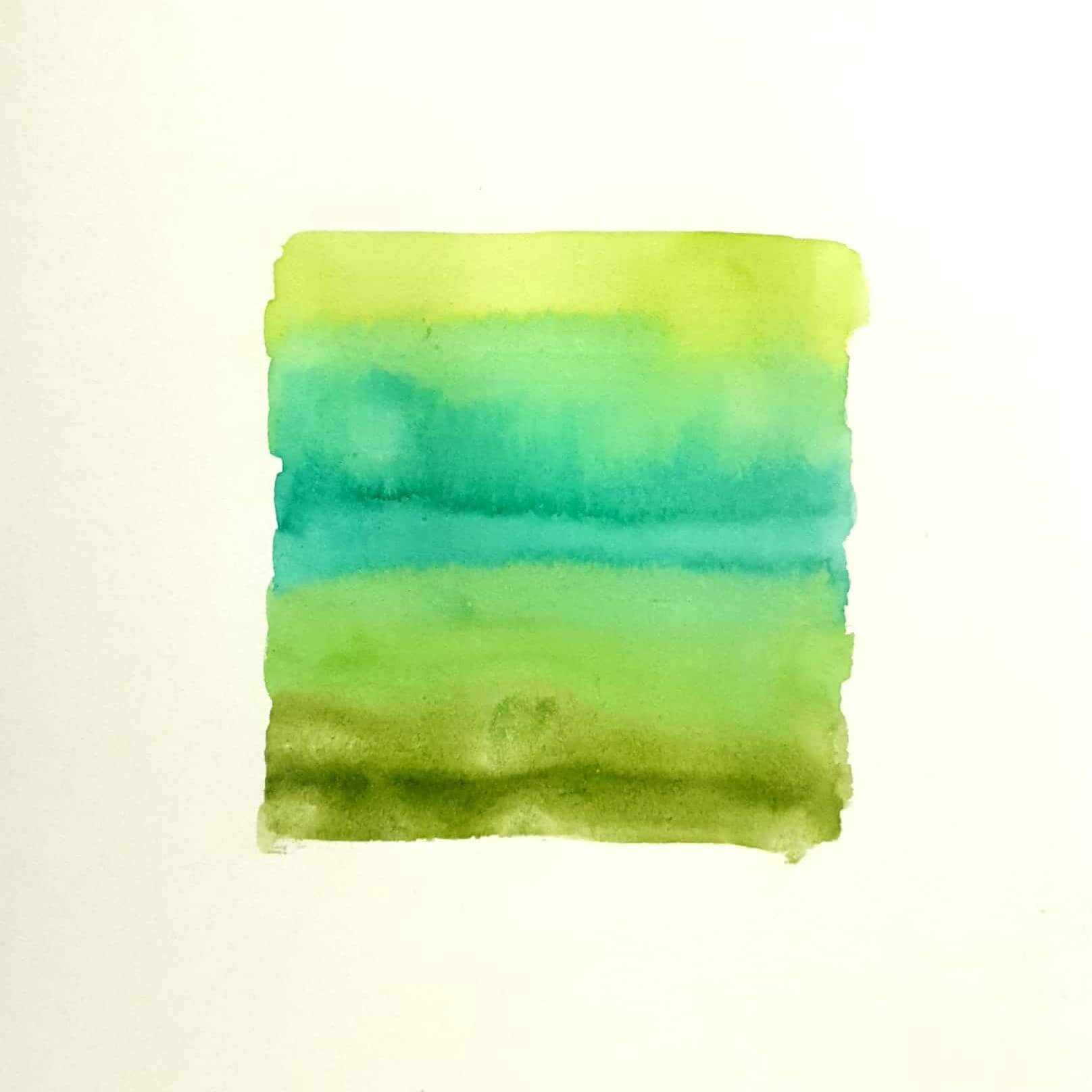  Green 초록색 / 일러스트레이션 그림 드로잉 / 추상화 그리기